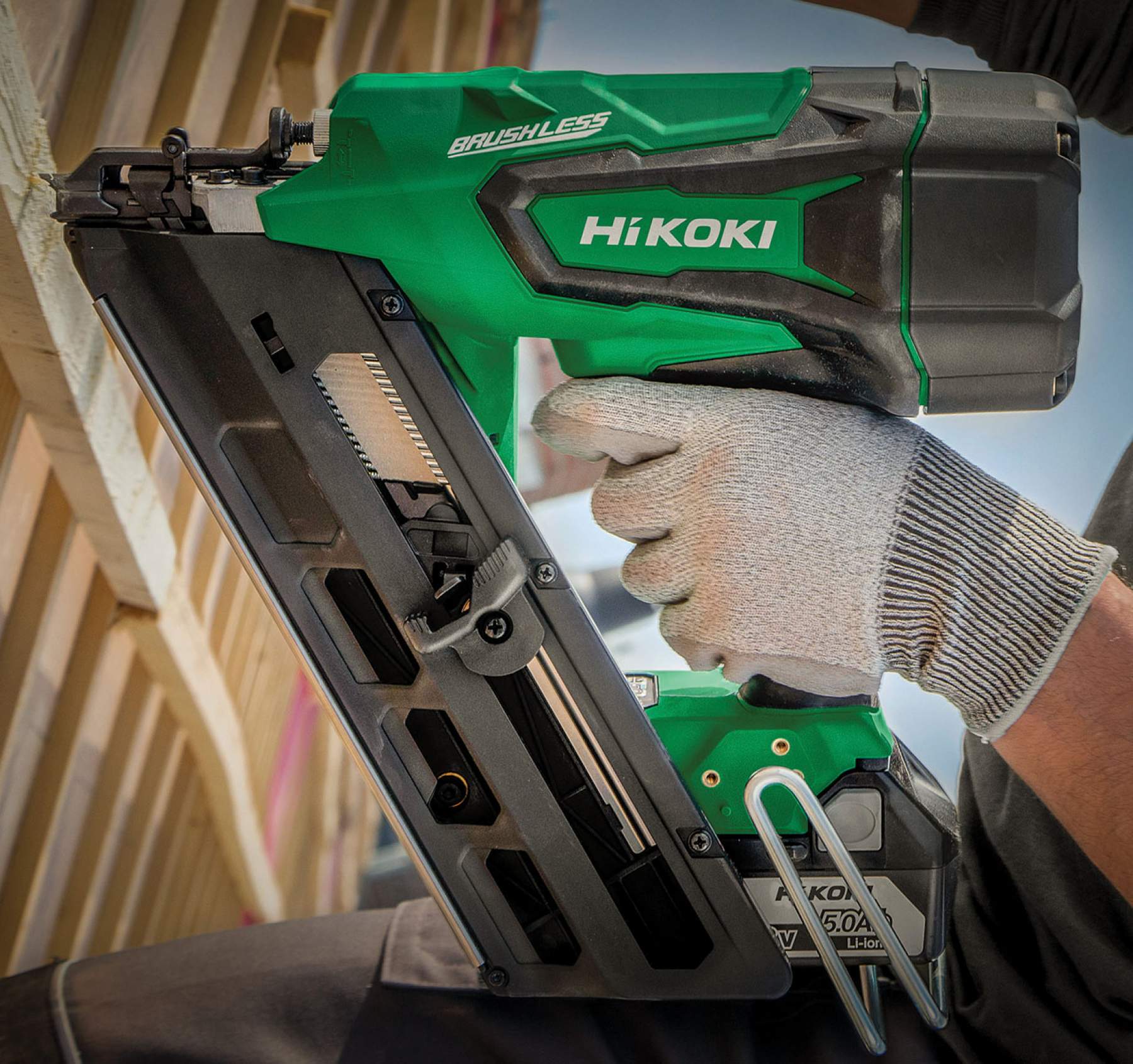 Hikoki nail shop gun kit