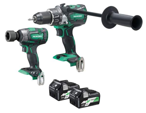 2 Pce 18V Cordless Kit with 6.0Ah Li-Ion Batteries