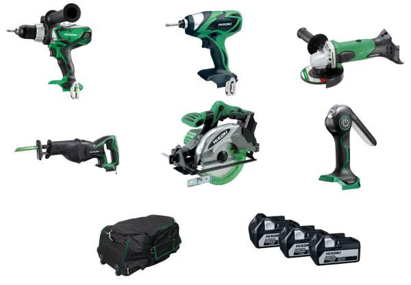 HiKOKI Power Tools UK popular brushless twin pack kits now